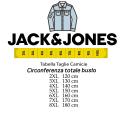 Jack & Jones camicia manica lunga taglie forti uomo 12200623 bianco - foto 5