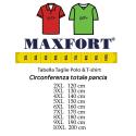 Maxfort Polo manica corta taglie forti uomo maglietta articolo 35052 nera - foto 4