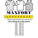 Maxfort t-shirt intimo girocollo cotone taglie forti uomo articolo 501 bianco - foto 4