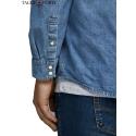 Jack & Jones camicia manica lunga taglie forti uomo 12143934 jeans - foto 2