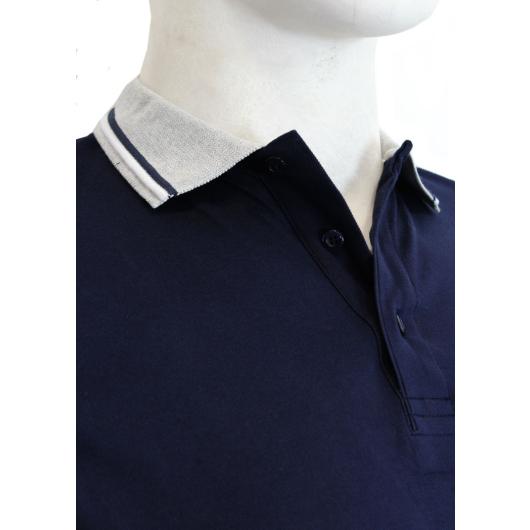 Maxfort Polo manica corta taglie forti uomo maglietta articolo 35667 blu - foto 1