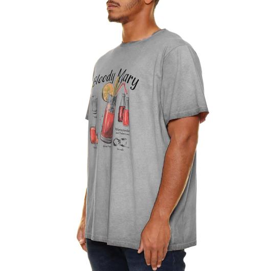 T-shirt Maxfort taglie forti uomo maglietta articolo 35418 grigio - foto 1