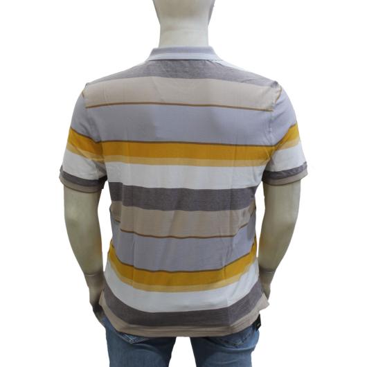 Re del Mare t-shirt  polo uomo taglie forti articolo 99.2130 beige - foto 3
