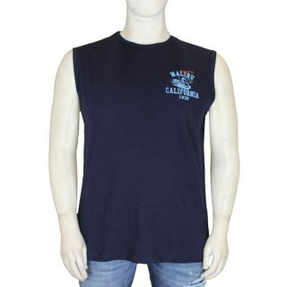 Maxfort canotta taglie forti uomo t-shirt smanicata 37615 blu