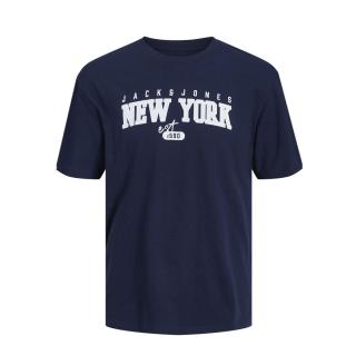 Jack & Jones T-shirt maglietta cotone taglie forti 12251050 blu