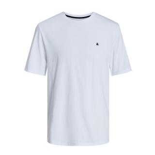 Jack & Jones T-shirt maglietta cotone taglie forti 12253778 bianco