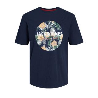 Jack & Jones T-shirt maglietta cotone taglie forti 12251041 blu