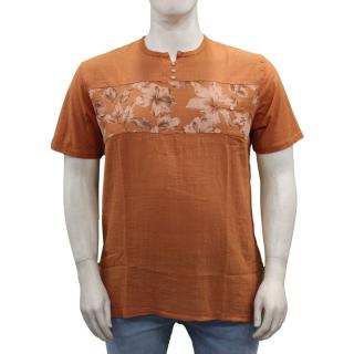 Maxfort  Easy t.shirt maglietta taglie forti uomo 2461 ruggine