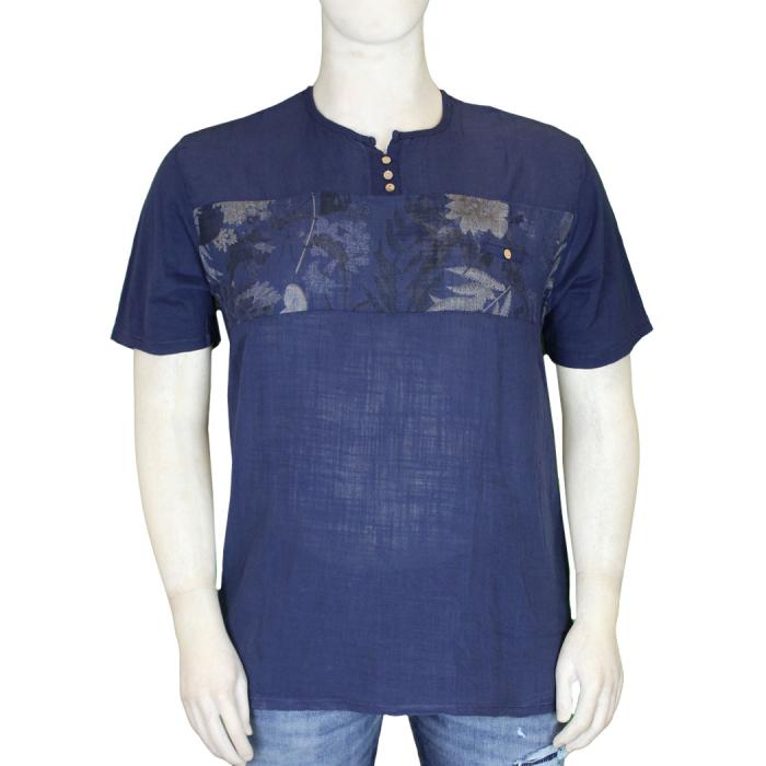 Maxfort  Easy t.shirt maglietta taglie forti uomo 2461 blu