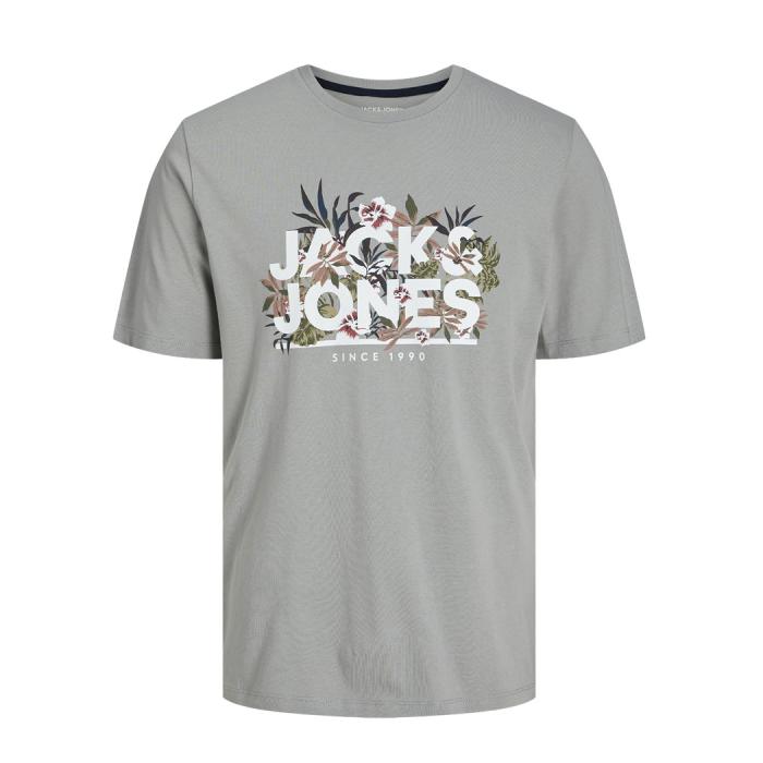 Jack & Jones T-shirt maglietta cotone taglie forti 12251041 grigio