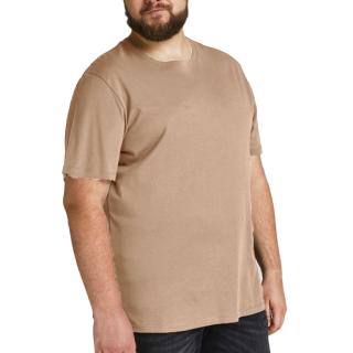 Jack & Jones T-shirt maglietta taglie forti uomo 12158482 sabbia