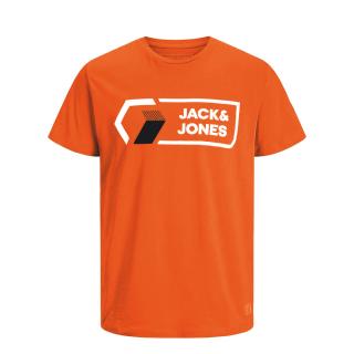 Jack & Jones T-shirt maglietta taglie forti uomo 12205846 arancio
