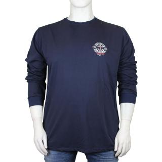 Maxfort maglietta t-shirt taglie forti uomo 36251 blu
