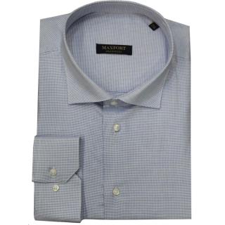Maxfort camicia cotone taglie forti uomo 2302102 azzurro