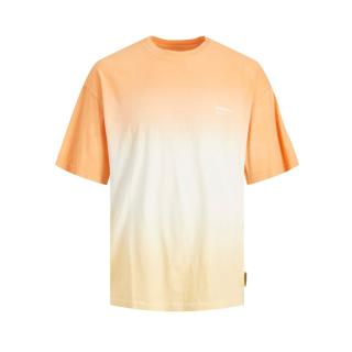 Jack & Jones t-shirt maglietta taglie forti uomo 12240565 arancio