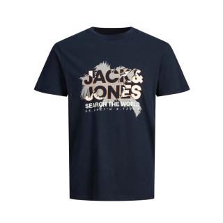 Jack & Jones t-shirt maglietta taglie forti uomo 12240684 blu