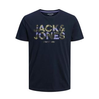 Jack & Jones T-shirt maglietta taglie forti uomo 12245450 blu
