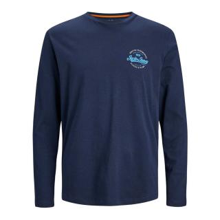 Jack & Jones t-shirt maglietta taglie forti uomo 12245501 blu