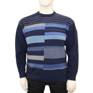 Maxfort maglione taglie forti uomo articolo 24057 blu