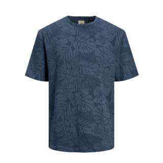 Jack & Jones T-shirt maglietta cotone taglie forti 12257597 denim