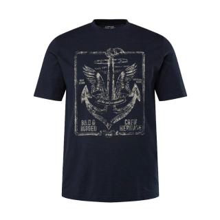 JP 1880 maglietta t-shirt taglie forti uomo 825197 blu