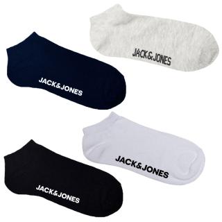 Jack & Jones calza pedulino uomo taglie forti uomo  12066296 nero, bianco, blu e grigio
