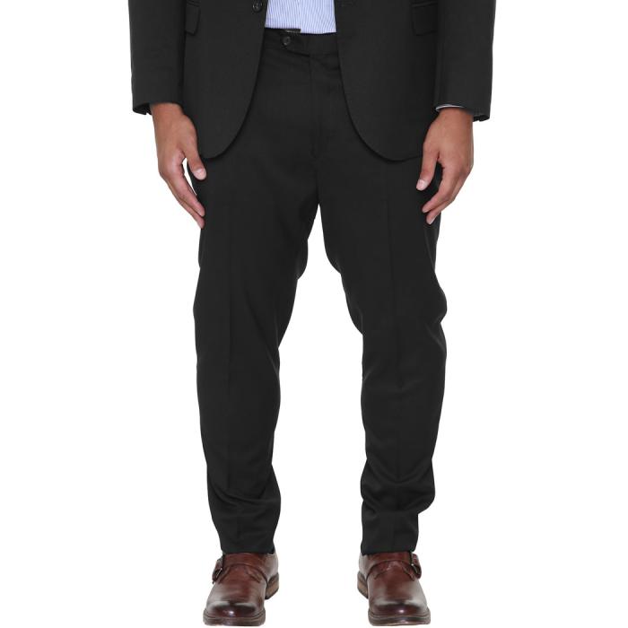 Maxfort  pantalone elegante taglie forti uomo 22600 nero - foto 1