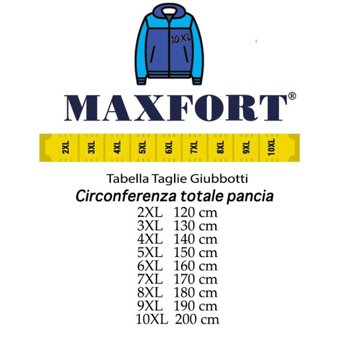 Maxfort Easy giacchetto  taglie forti uomo 2080 blu - foto 4
