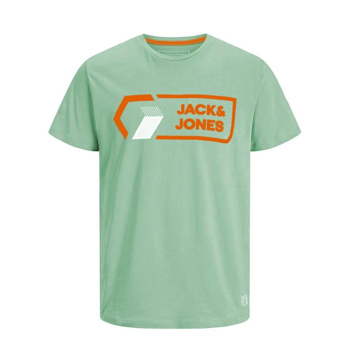 Jack & Jones T-shirt maglietta taglie forti uomo 12205846 turchese