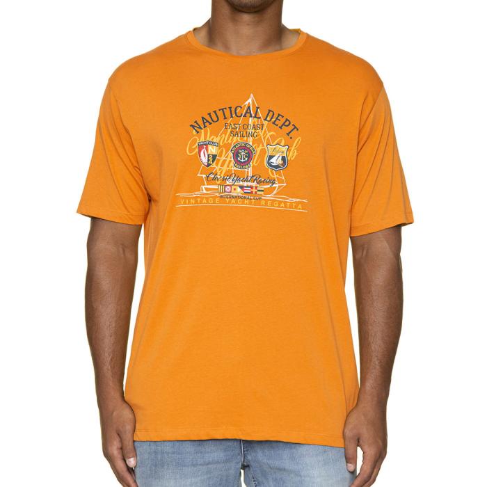 Maxfort Easy t-shirt taglie forti uomo maglietta 2048 arancio