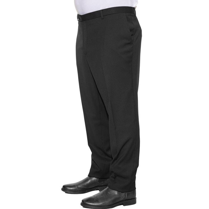 Maxfort  pantalone elegante taglie forti uomo 23071 nero - foto 2