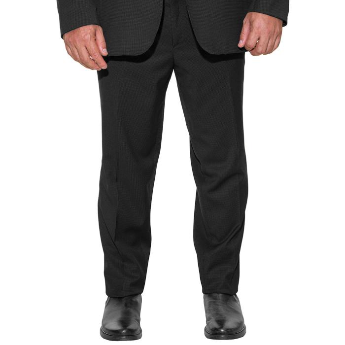 Maxfort  pantalone elegante taglie forti uomo 23071 nero