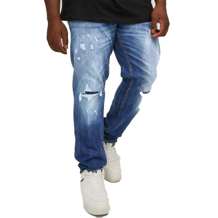Jack & Jones jeans elasticizzato taglie forti uomo 12222365 - foto 1