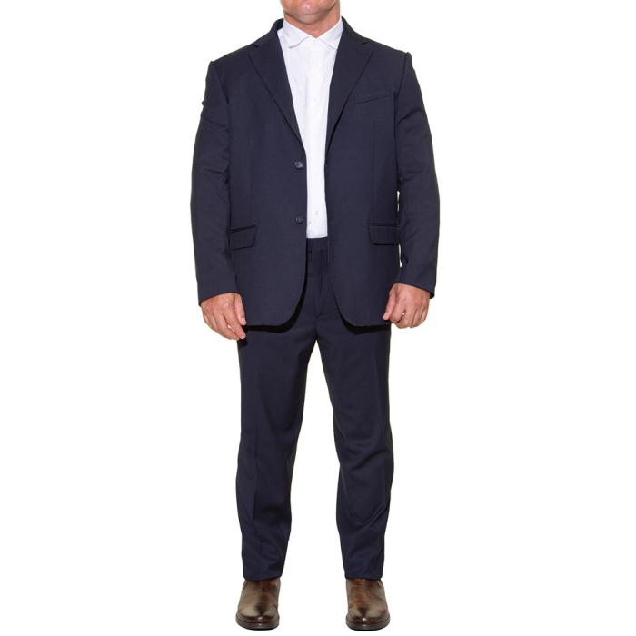 Maxfort giacca classica uomo taglie forti 23061 blu - foto 3