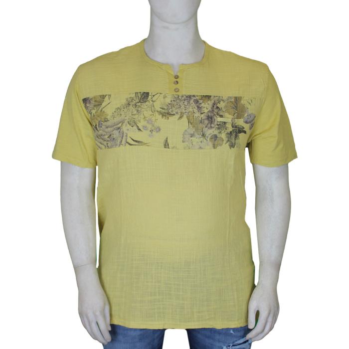 Maxfort  Easy t.shirt maglietta taglie forti uomo 2265 giallo