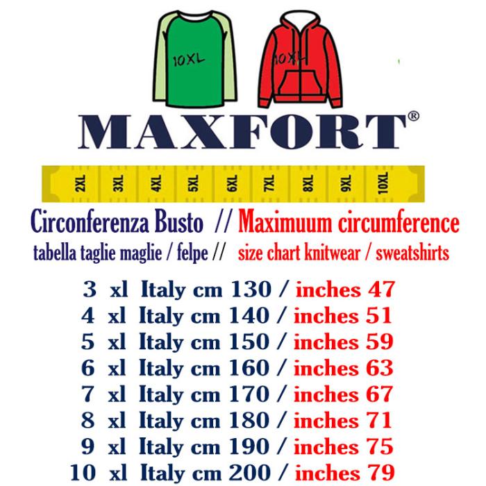 Maxfort Easy giacca felpa leggera taglie forti uomo 2258 blu - foto 3