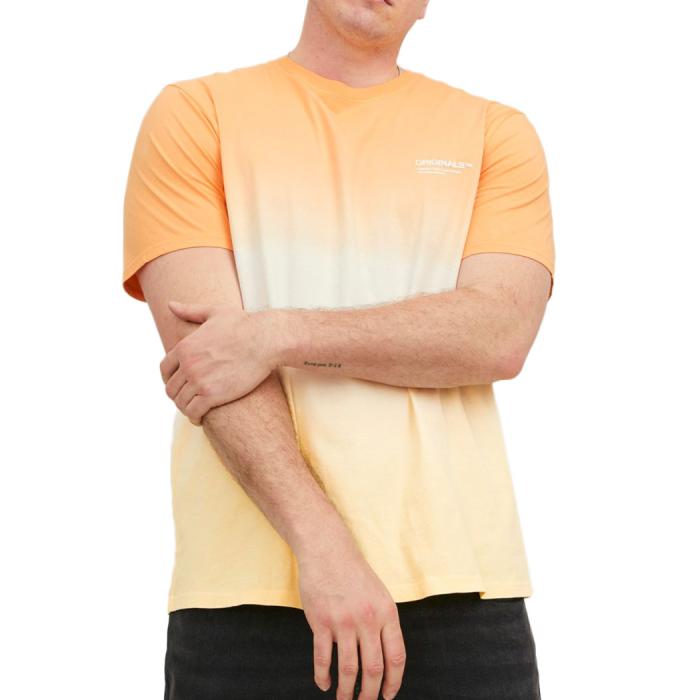Jack & Jones t-shirt maglietta taglie forti uomo 12240565 arancio - foto 1