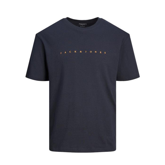 Jack & Jones t-shirt maglietta taglie forti uomo 12243625 blu