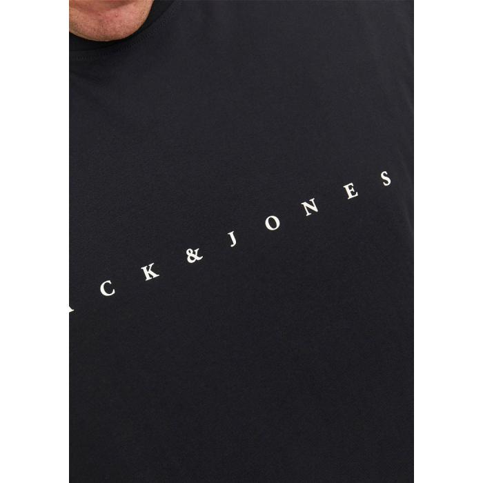 Jack & Jones t-shirt maglietta taglie forti uomo 12243625 nero - foto 3