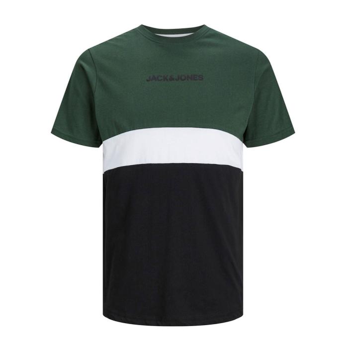Jack & Jones T-shirt maglietta taglie forti uomo 12243653  verde