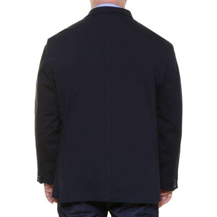 Maxfort giacca doppio petto elasticizzata uomo taglie forti 24010 blu - foto 3