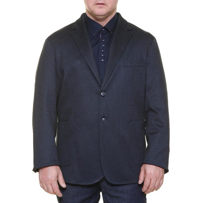 Maxfort giacca elasticizzata uomo taglie forti 24011 blu e nera - foto 1