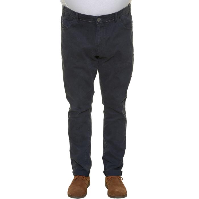 Maxfort pantalone 5 tasche taglie forti uomo articolo Curry blu
