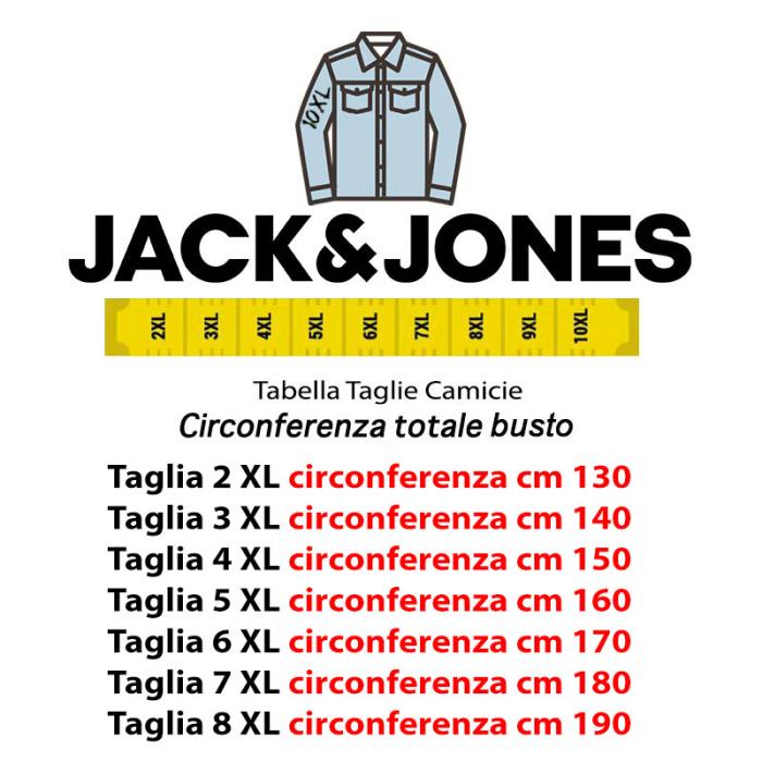 Jack & Jones camicia velluto taglie forti uomo articolo 12245361 nero - foto 3