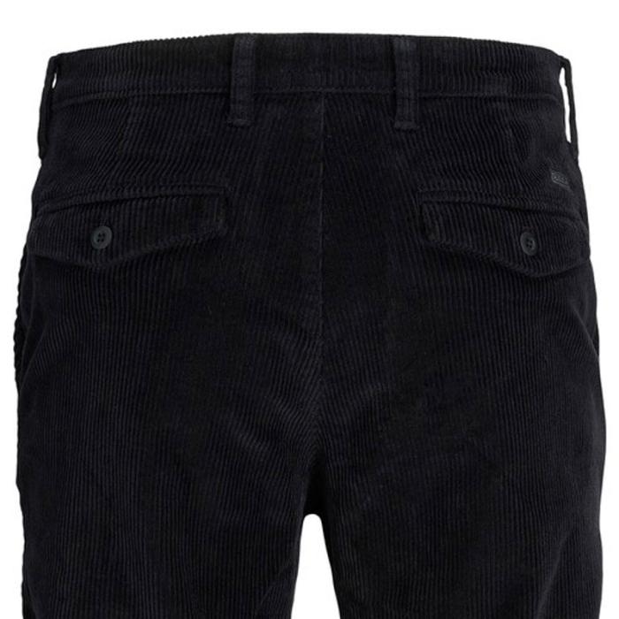 Jack & Jones pantalone velluto cotone taglie forti uomo 12247954 nero - foto 3