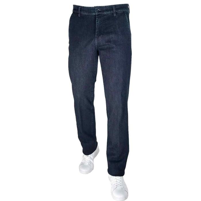 Granchio. Pantalone jeans classico taglie forti uomo articolo Icardo blu
