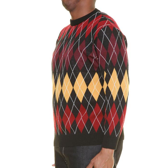 Maxfort maglione taglie forti uomo articolo 5914 nero/rosso - foto 1