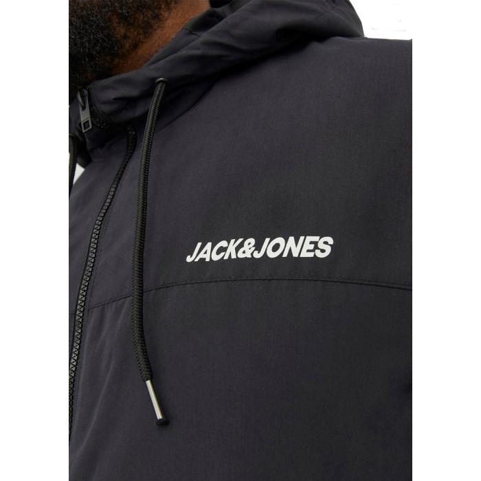 Jack & Jones giacchetto taglie forti uomo 12243517 nero - foto 2