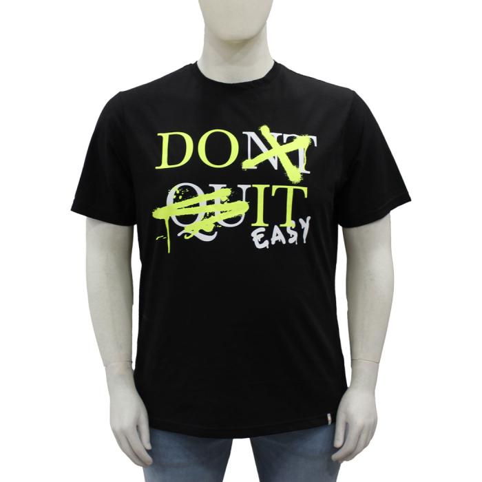 Maxfort Easy t-shirt taglie forti uomo maglietta 2431 nero
