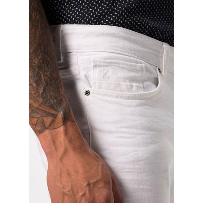 JP 1880 pantalone jeans elasticizzato taglie forti uomo 825088 bianco - foto 1